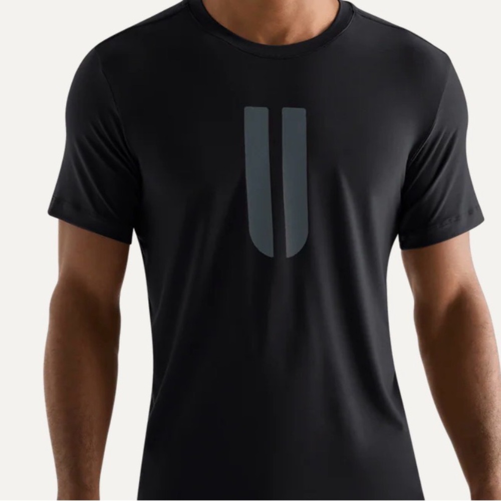 NOBULL Men's Charcoal Logo Tee